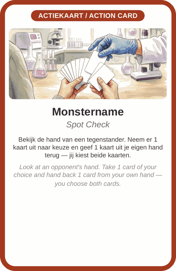 Actiekaart Monstername